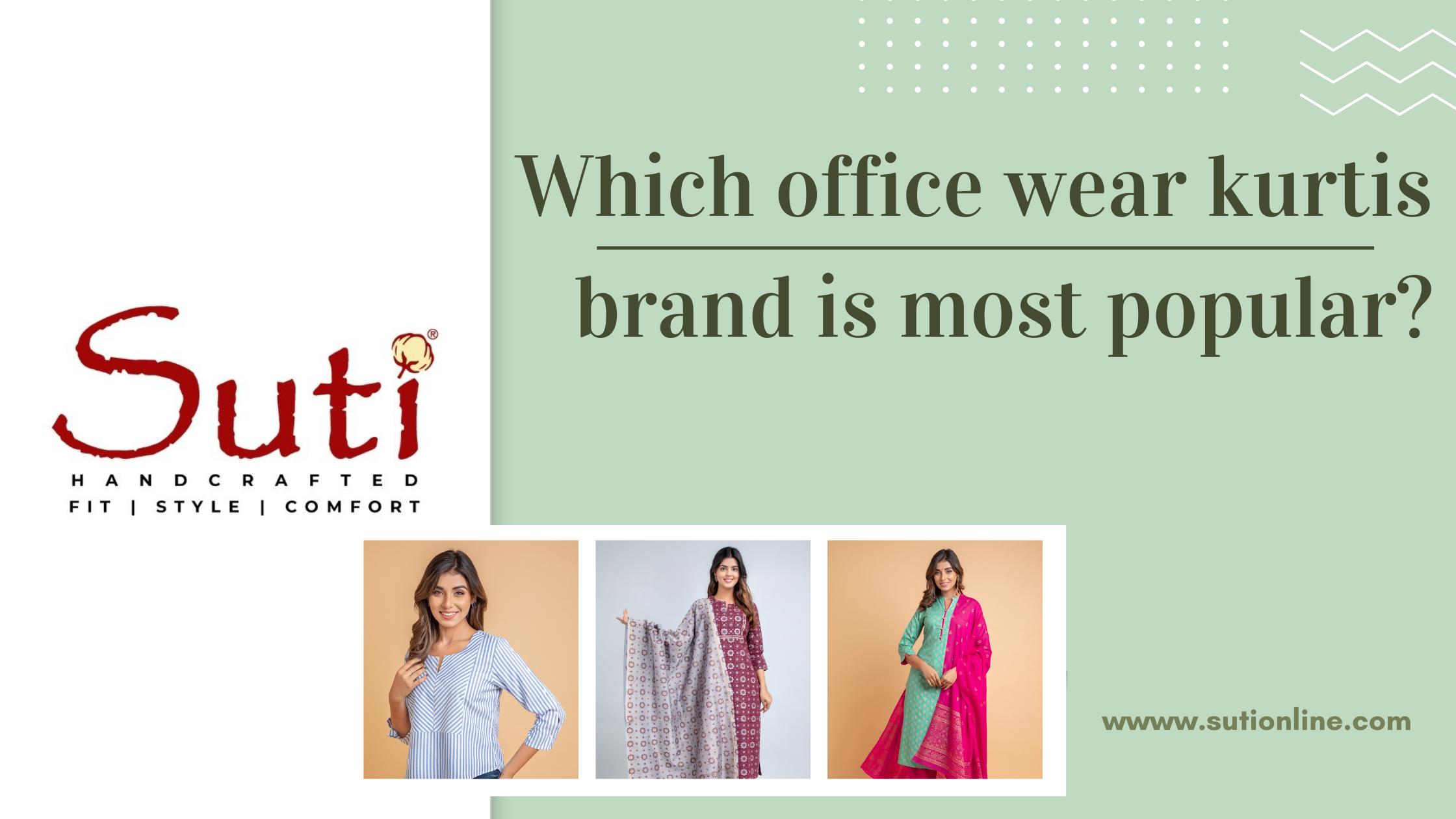 Which office wear kurtis brand is most popular?