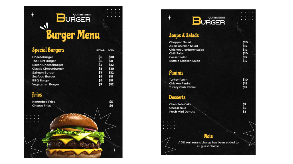 Tips for Designing a Dinner Menu that Wows Your Early Customers