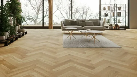 Integrating Rugs with Parquet Flooring